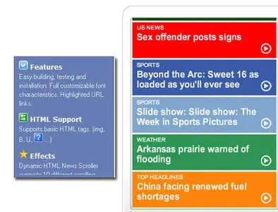 DWPB Technologies Dynamic HTML News Scroller v2.3