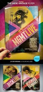 GraphicRiver Indie Vintage Flyer / By Croma