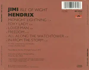 Jimi Hendrix - Isle of Wight (1971) [Polydor 831 313-2, 1988]