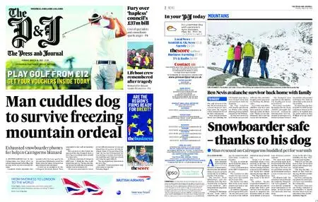 The Press and Journal Highlands and Islands – March 18, 2019