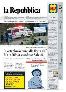 la Repubblica - 9 Luglio 2018