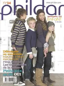 Phildar №34 2010 - Enfant 4-16 Ans