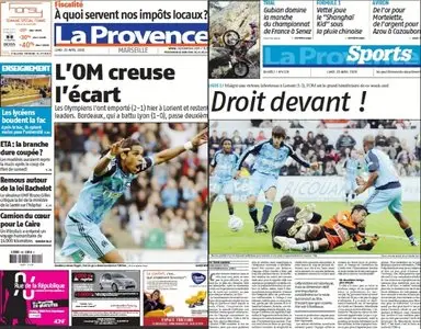 La Provence + Sports 20 Avril 2009