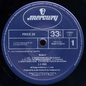 J.J. Cale – Really (1972) *New* 24-bit/96kHz Vinyl Rip