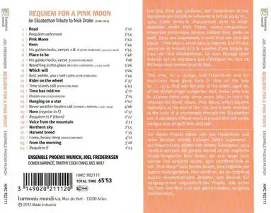 Joel Frederiksen, Ensemble Phoenix Munich - Requiem For A Pink Moon (2012)