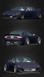 Maserati GranTurismo LB Performance 3D Model