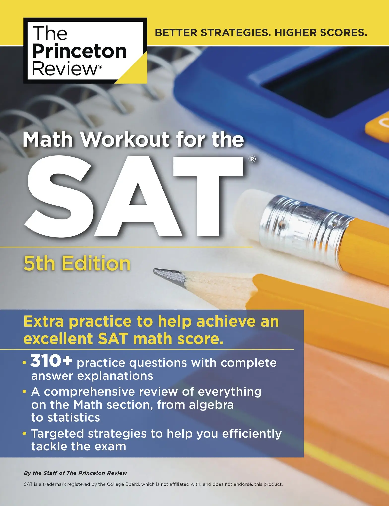 Math Workout for the SAT: Extra Practice for an Excellent Score (College Test Preparation), 5th Edition