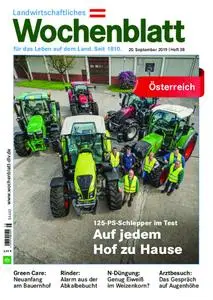 Bayerisches Landwirtschaftliches Wochenblatt Oesterreich - 19. September 2019