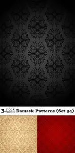 Vectors - Damask Patterns (Set 34)