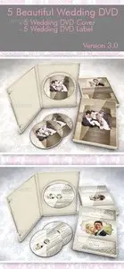 GraphicRiver 5 Beautiful Wedding DVD Ver 3.0