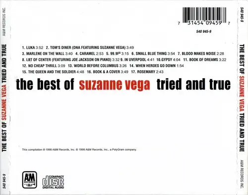 Suzanne Vega - The Best of: Tried and True (1998)