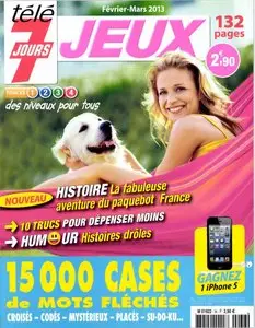 Télé 7 Jours Jeux №36 - Février-Mars 2013