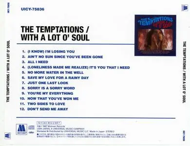 The Temptations - The Temptations With A Lot O' Soul (1967) [2013, Japan]