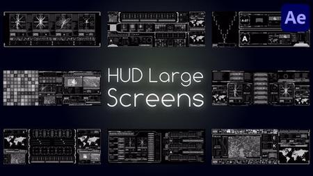 HUD Large Screens for After Effects 52052986