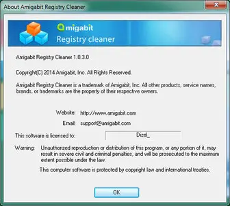 Amigabit Registry Cleaner 1.0.3.0