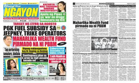 Pilipino Star Ngayon – Hulyo 19, 2023