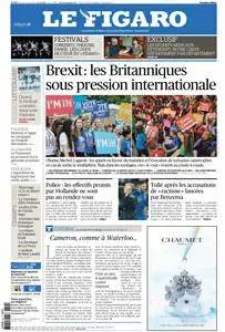 Le Figaro du Jeudi 2 Juin 2016