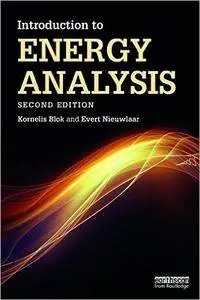 Introduction to Energy Analysis, 2 edition