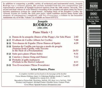 Artur Pizarro - Rodrigo: Piano Music, Volume 2 (2005) (Repost)