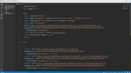 Bootstrap 4 From Scratch With 5 Projects (2018)