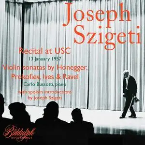 Joseph Szigeti & Carlo Bussotti - Szigeti Recital at USC (2023) [Official Digital Download]