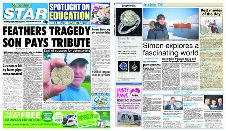 Shropshire Star Shrewsbury Edition – September 28, 2017