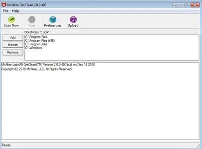 McAfee GetClean 2.0.0.400