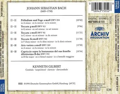 Kenneth Gilbert - Johann Sebastian Bach: Capriccio, Prelude & Fugue, Aria, Toccatas (1993)