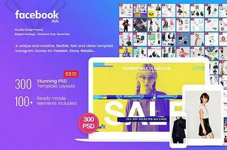 Fashion Facebook Post , NewsFeed - 300 PSD