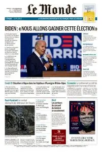 Le Monde du Dimanche 8 et Lundi 9 Novembre 2020