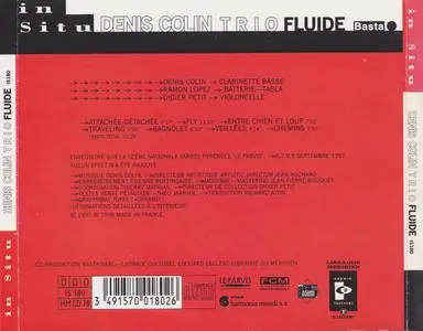 Denis Colin Trio - Fluide (1997) {In Situ ‎IS180}
