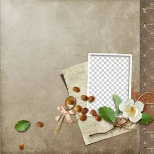 Mini Scrap Kit:  Coffee Shop & Quick Page: Coffee Cup