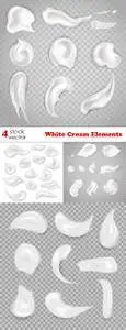 Vectors - White Cream Elements