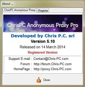 ChrisPC Anonymous Proxy Pro 5.10