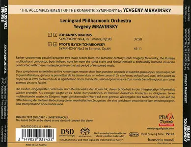 Leningrad PO, Yevgeny Mravinsky - Johannes Brahms: Symphony No.4; P.I. Tchaikovsky: Symphony No.5 (2015)