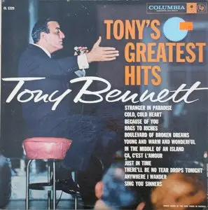 Tony Bennett - Tony's Greatest Hits (1958) - VINYL, 6eye MONO - 24-bit/96kHz plus CD-compatible format