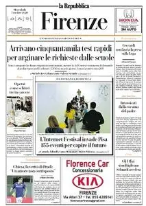 la Repubblica Firenze - 7 Ottobre 2020