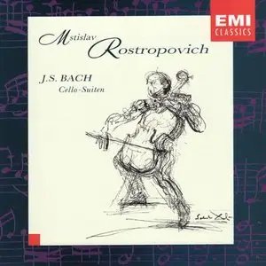 Rostropovich Performs Bach's 6 Cello Suites (1995)