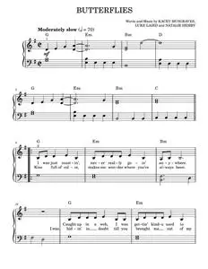 Butterflies - Kacey Musgraves (Easy Piano)