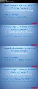 Microsoft Access VBA, Design and Advanced Methods Workshop 3