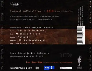 Andreas Stoehr, Neue Dusseldorfer Hofmusik, Max Emanuel Cencic - Gluck: Ezio (2007)