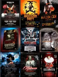 GraphicRiver Halloween Flyers Bundle