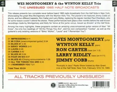 Wes Montgomery & The Wynton Kelly Trio - The Unissued 1965 Half Note Broadcasts (2013) {Jazz On Jazz Records 244555}
