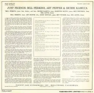 Bill Perkins & Art Pepper - Just Friends (1956) {Pacific Jazz Japan TOCJ-5427 rel 1992}