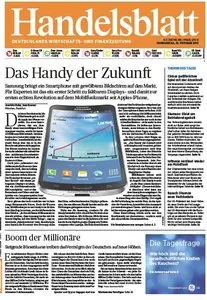 Handelsblatt vom 10 Oktober 2013