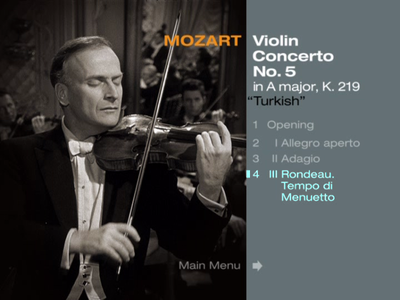 Mozart: Violin Concerto 5, Dvorak: Symphony 9 / Karajan - Clouzot