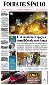 Jornal Folha de São Paulo - 7 de junho de 2013 - Sexta
