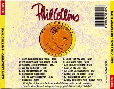 Phil Collins - Greatest Hits (1994) Re-up