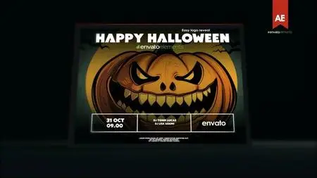 Halloween Logo Card 48285743