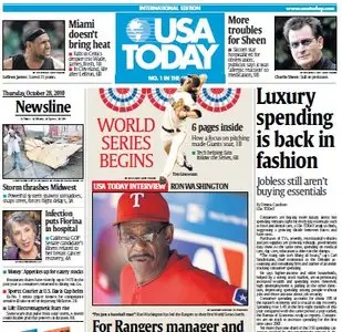 USA Today October 28 2010